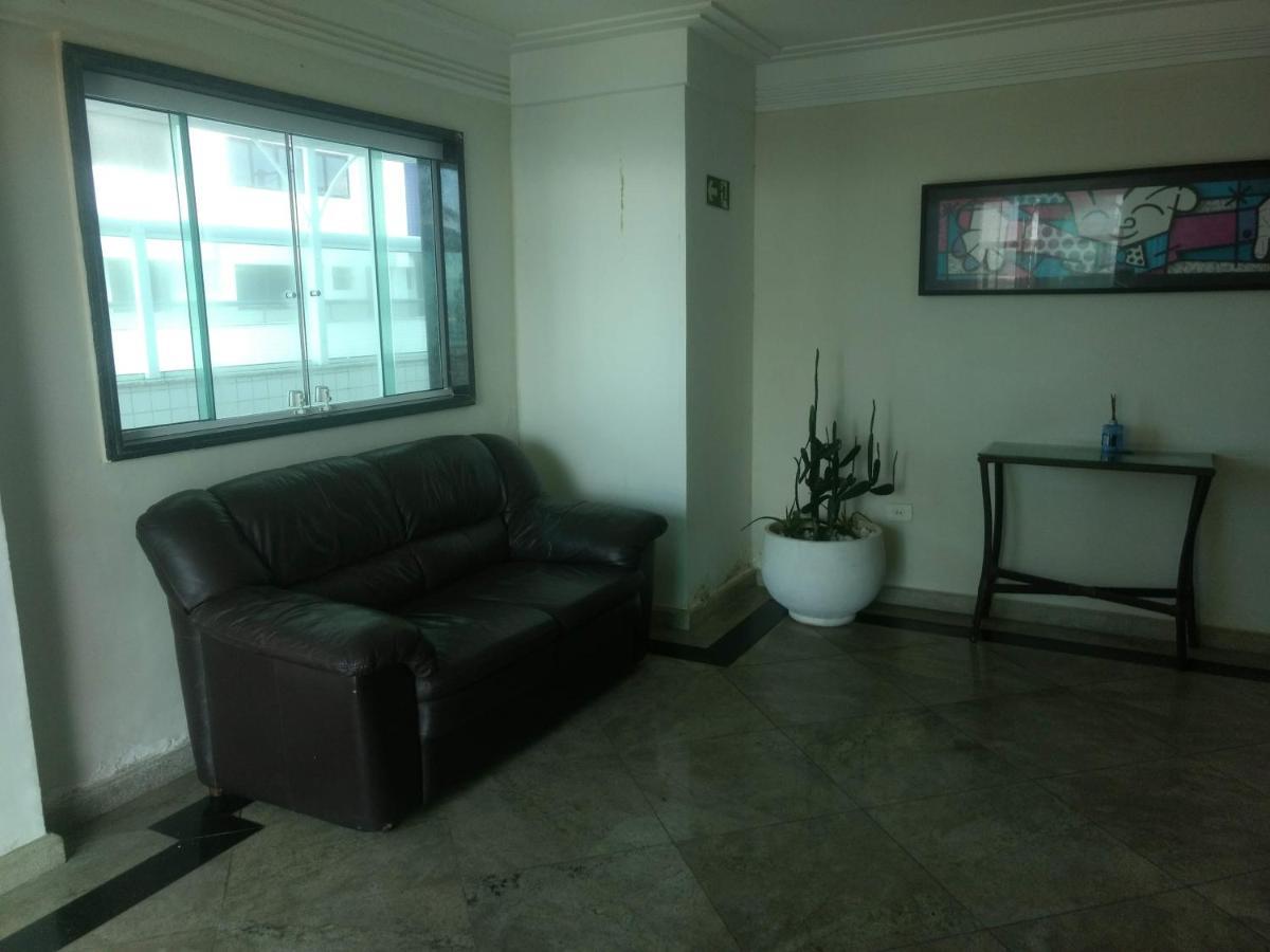Belo Apartamento Com Vistas Para O Mar - Pe Na Areia - Churrasqueira Na Varanda Praia Grande  Buitenkant foto