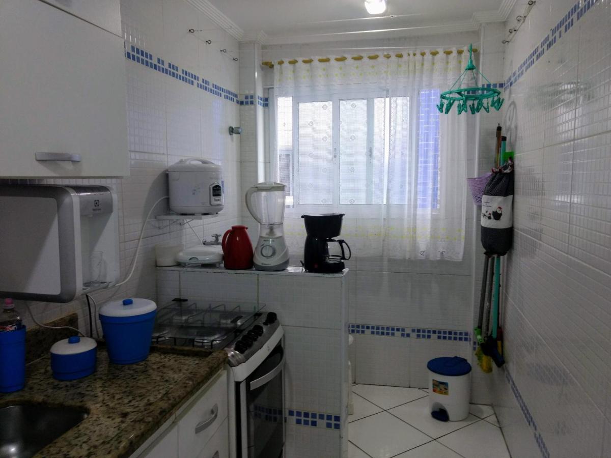 Belo Apartamento Com Vistas Para O Mar - Pe Na Areia - Churrasqueira Na Varanda Praia Grande  Buitenkant foto