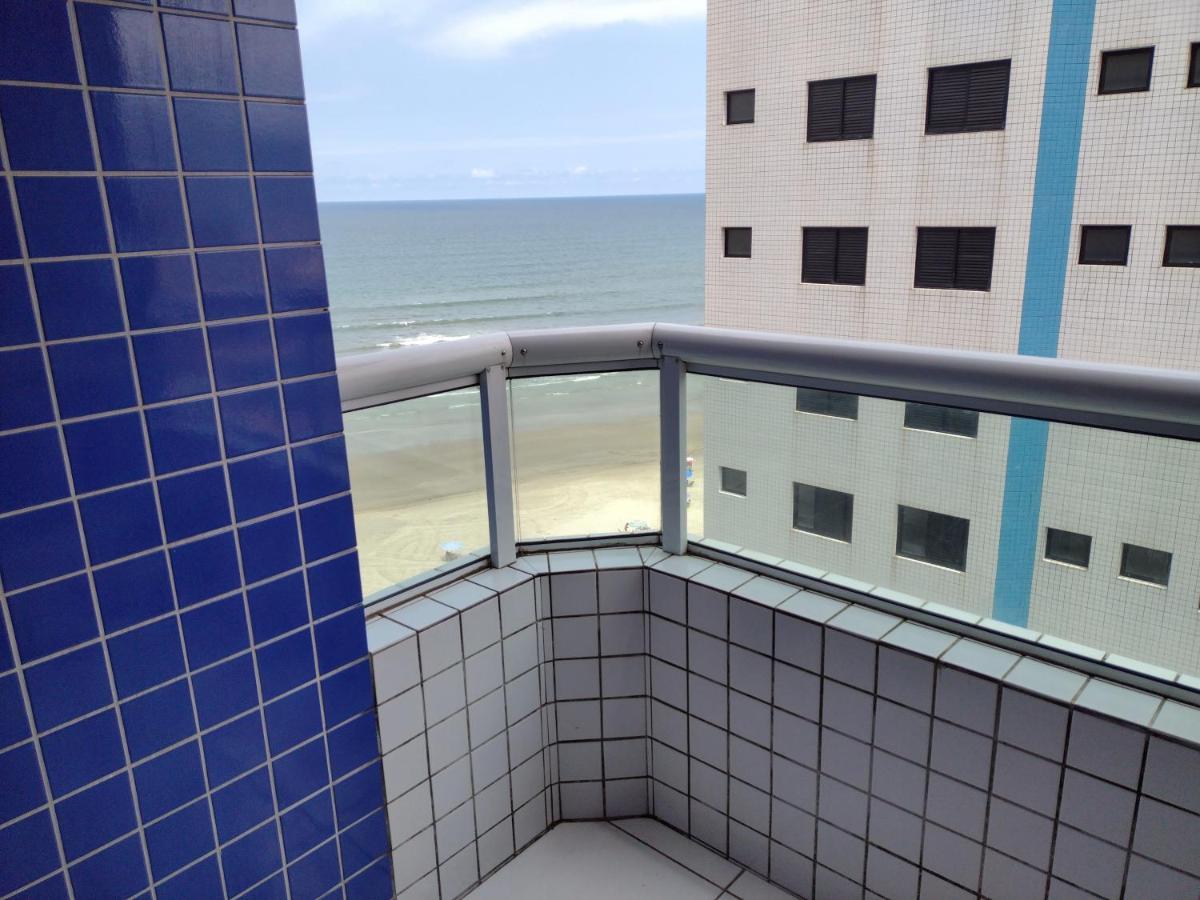 Belo Apartamento Com Vistas Para O Mar - Pe Na Areia - Churrasqueira Na Varanda Praia Grande  Buitenkant foto