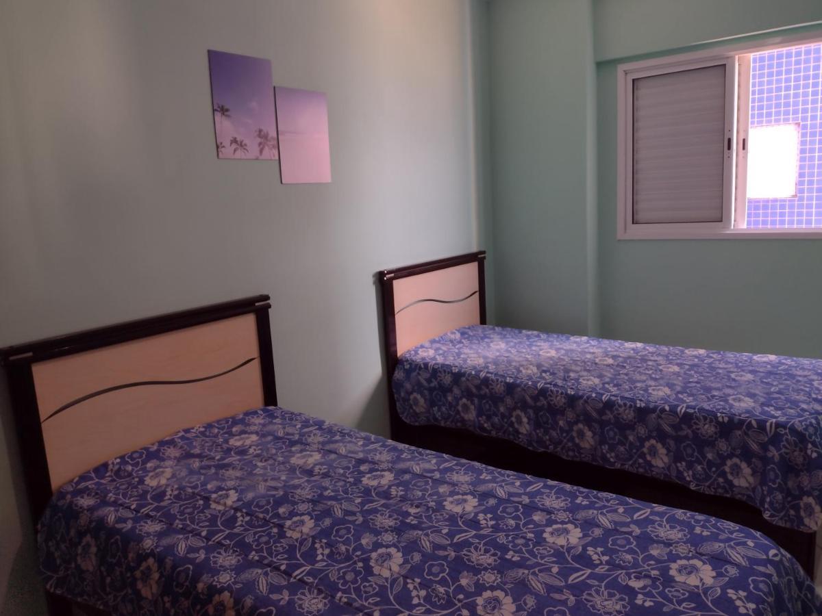 Belo Apartamento Com Vistas Para O Mar - Pe Na Areia - Churrasqueira Na Varanda Praia Grande  Buitenkant foto