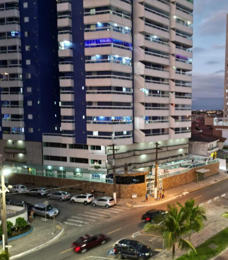 Belo Apartamento Com Vistas Para O Mar - Pe Na Areia - Churrasqueira Na Varanda Praia Grande  Buitenkant foto