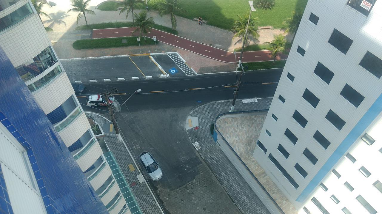 Belo Apartamento Com Vistas Para O Mar - Pe Na Areia - Churrasqueira Na Varanda Praia Grande  Buitenkant foto